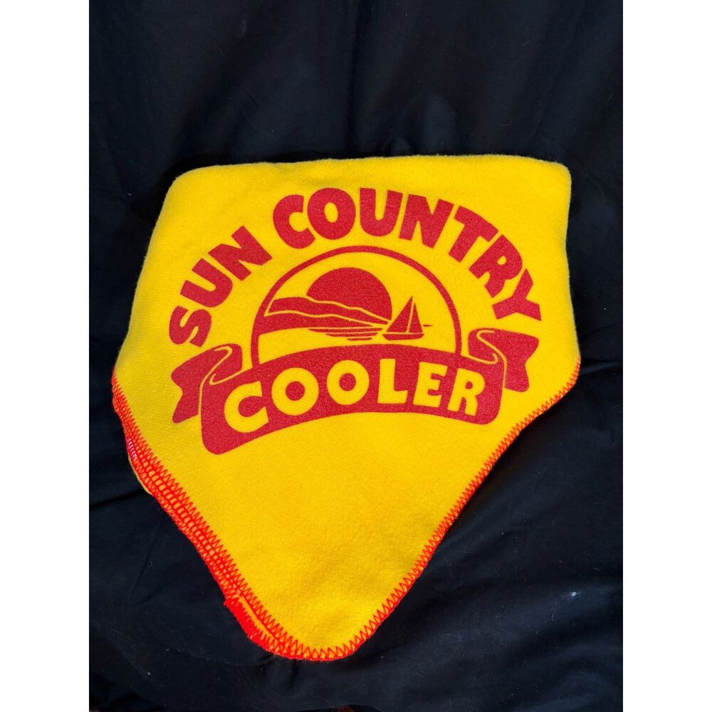 Vintage Sun Country Cooler Blanket 80s Tennessee Woolen Mills Throw USA